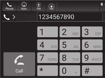 BLUETOOTH HANDSFREELINK You can make a call using several