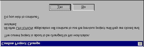 After doing that, this window will appear: Click on <Yes>, and