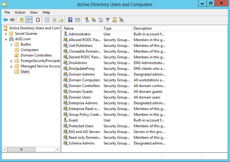 Adding Groups and Users into the Domain Step 1: Open "Active Directory Users and Computers" on the Active Directory Domain Controller.