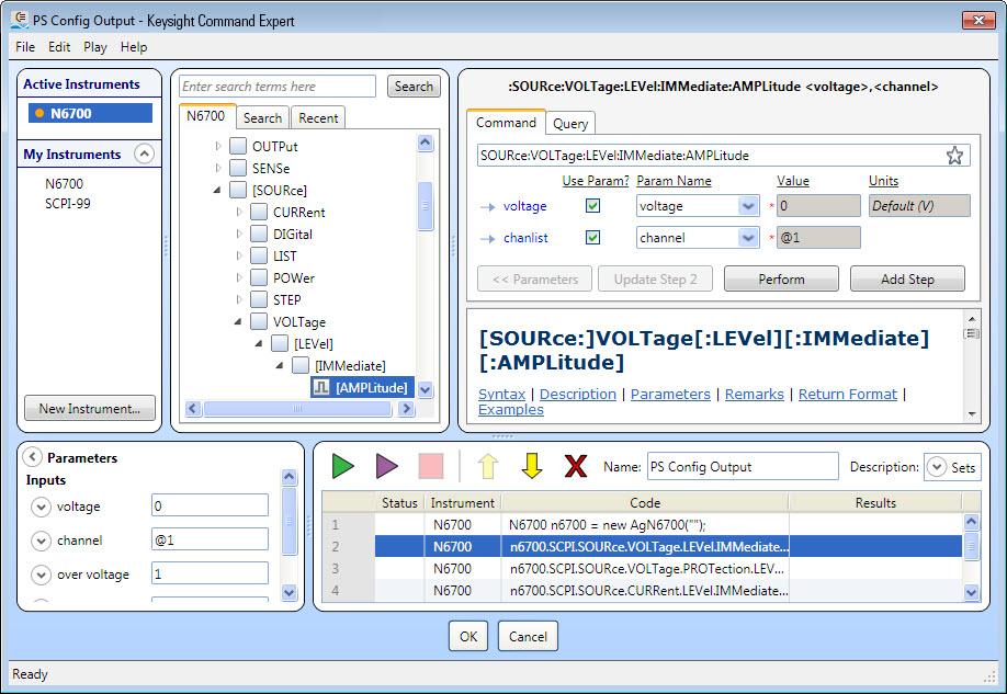 Editing Command Expert Sequence Blocks To modify a Command Expert Sequence Block, double-click in the center of the block: Figure 15.