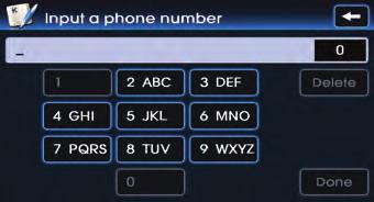 "Destination POI by Phone Number" [Destination POI by phone number], page 5-22. 3. Select the desired address book (user) menu. INFORMATION This system provides 5 address books.