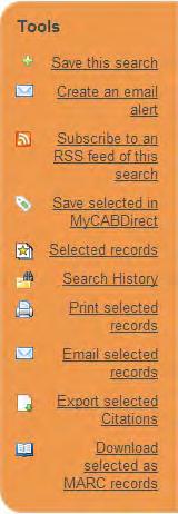 Each time you use CAB Direct, you can log in to your MyCABDirect account, by clicking the link and entering your