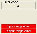 Function 7.9. Display errors The program can read out and display the error messages when the serial port is open. When the error occurs, the error message and the error code are visible.