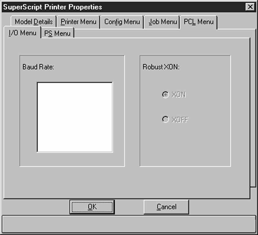 Controls the default font size for proportional PCL fonts. Click to print the printer s PCL font list.