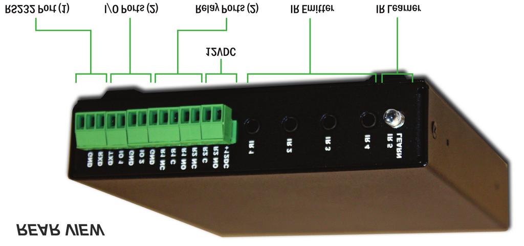 RS232 Prt: Standard serial cmmunicatins fr bi-directinal cntrl. Bauds are available frm 300 thrugh 115200. I/O Prts: The 2 I/O prts can be cnfigured t act as a digital input r a digital utput.