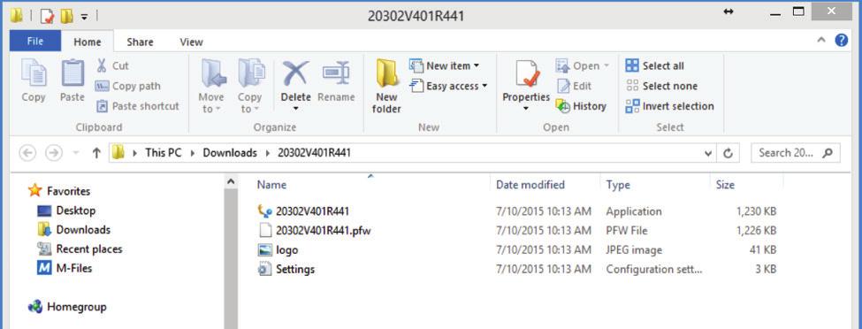 Windows 8 - click Extract all 4b 4b Windows 7 - click on Extract all files in