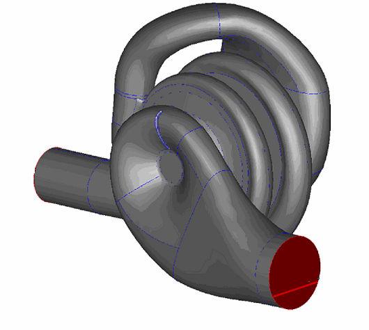 Fig.1 (b) Existing End Suction Centrifugal Pump Performance comparison CFD Vs Tested Curve H-Q Curve Comparison Head (Meter) 40 35 30 25 20 15 10 5 0 0 100 200 300 400 500 600 700 800 900 Flow