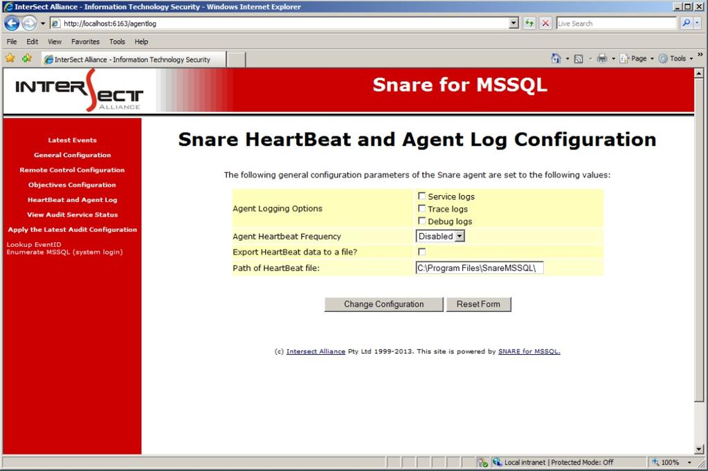 5.11 HeartBeat and Agent Log The agent can send out regular heartbeats, letting the collecting device know that the agent is working without having to make contact.