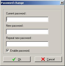 Changing the CVM-BDM-1M password It s also possible to change selected equipment time. To do this, we should first have configured well the equipment, and then click on Clock button.