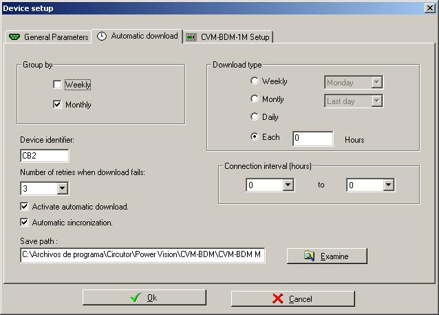 Automatic download for CVM-BDM-1M Using this folder, you can modify automatic download propertied. Here goes a list of all updateable fields: 1.