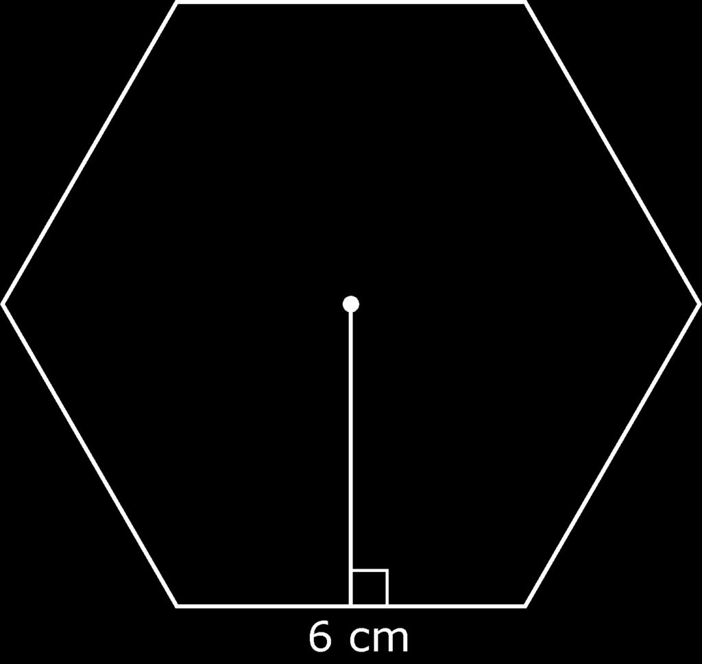 8 4 9 Jaxon drew a regular hexagon as shown.