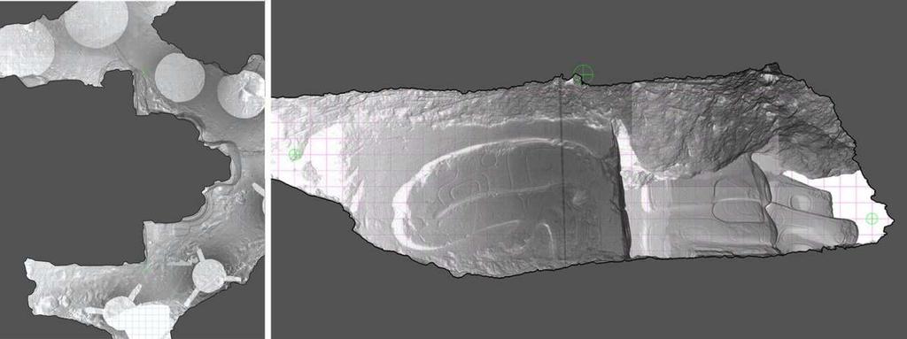 3 The point cloud model of mascarón without target On March 2012, with the support of prof.