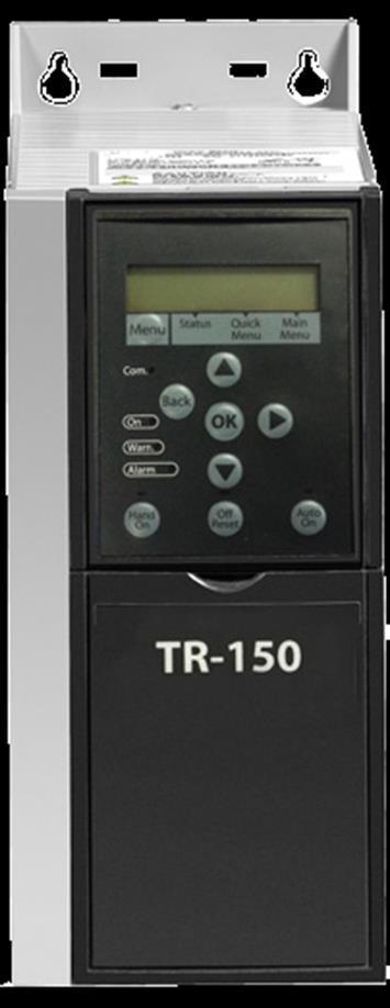 TR150 DRIVE STANDARD FEATURES The TR150 Drive The TR150 Drive Series is a microprocessor-based, high frequency IGBT-based, PWM AC drive with control functions and software designed solely for the