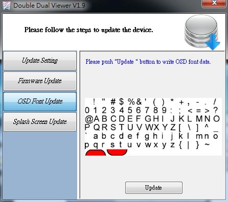 4. If you want to change OSD (window label) font, please click OSD Font