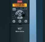 Built-in brake functions With built in DC and AC brake functions, VLT Micro Drive can transform kinetic energy in the application