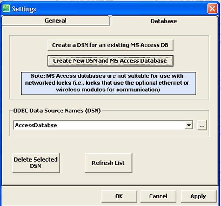 Create ODBC Connection for an existing Access Database cont. 4.