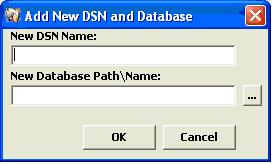 Create ODBC Connection for a new Access Database 1.