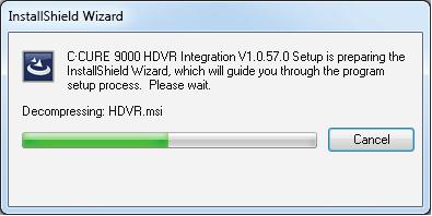 the HDVR Integration dialog will automatically appear, as shown in Figure 2-2 on page 2-5.
