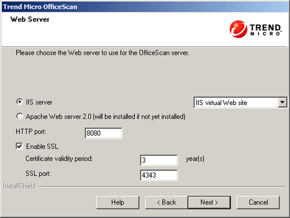 OfficeScan 10.6 SP2 Installation and Upgrade Guide When installing the OfficeScan server on a pure IPv6 computer, set up a dual-stack proxy server that can convert between IP addresses.