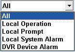 But you should confirm you have enabled write log while alarm in local system setup first.