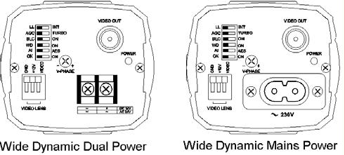 CONTROLS AND SWITCHES Refer to the figure below for the various adjustments, controls and functions selectable from the 6pin DIP-switch switches.