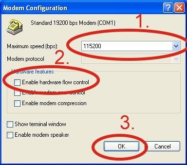 control (Note) Click OK Note1:SW 1 on GTM-201-RS232 is