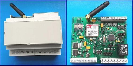 GSM Controller BR16SM-2SMT-4A-A / BR161SM-2SMT-4A-A Temperature, analog and digital version for green energy equipments.
