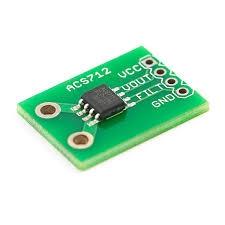 to the analog output 1mV / A; 4, no test current through the output voltage is VCC / 2; 5, PCB board size: 33 (mm) x14 (mm); Note: ACS712 is based on the principle of the Hall test, please use this