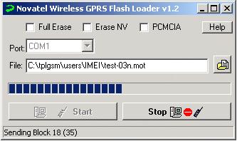 Firmware Setup and Upgrades 171 7. The default communications port is COM1; select the correct one if necessary. Figure 14: Flash Loader Settings 8. Press Start.