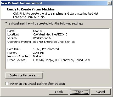 Select SCSI. Click Next. 14. Ready to Create Virtual Machine.