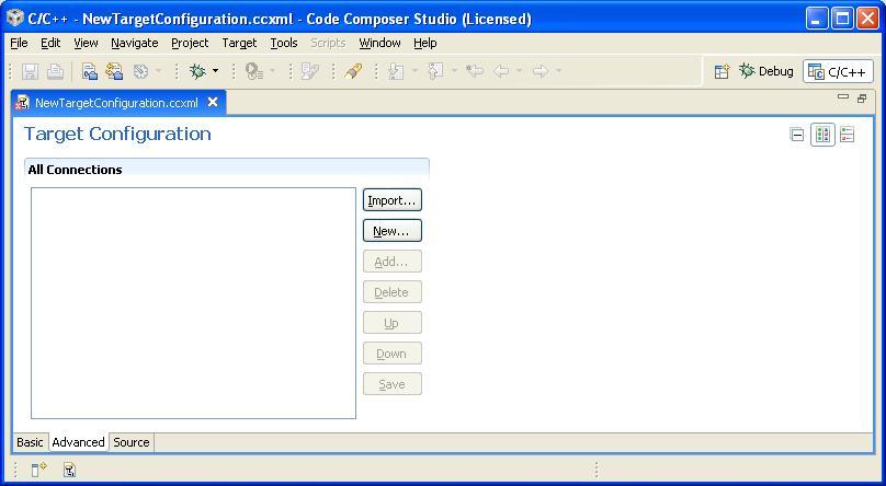 5.2 Using the Create Board Feature This section covers the new Advance feature in CCS v4.x, which allows users to manually setup CCS for a particular target configuration and emulator. 1.