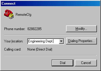 Figure 19 Dialing the number on the remote PC 5.