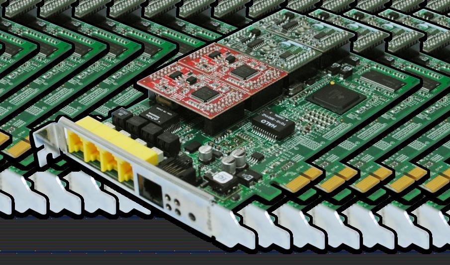ANALOG ACTIVE CARD (PCIe) Works with FreeSWITCH Up to 4 analog ports (FXO/FXS) Simple Installation: Detects as Network Card Modular Design OS Independent