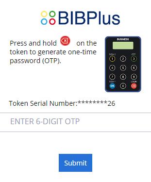 4 Enter the One-Time Password (OTP)