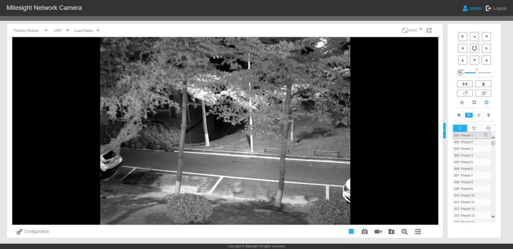 After logging on Network Camera s web GUI