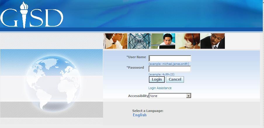 1 Log-in Screen Log in with provided User Name and