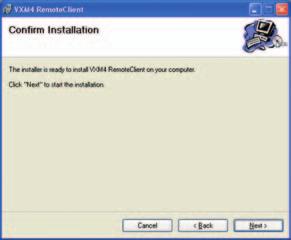 The install process will begin automatically and display the following screen.