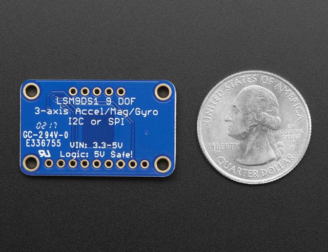 The breakout board version of this sensor has both I2C and SPI interfaces.