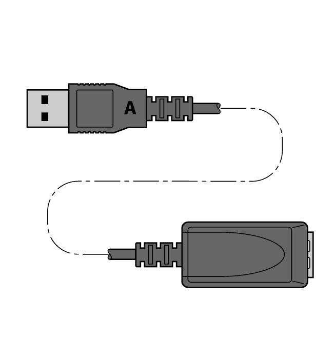 Wiring accessories Type code Ident no. Description MINI USB 2.0 CABLE 1.5M 6827388 USB 2.0 service cable for gateways with USB port - A-male to mini A-male USB 2.