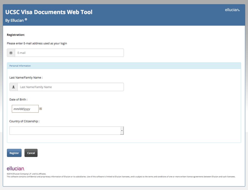 UCSC Visa Document Request Tool Quick Guide **Please make sure you are able to receive emails from istudent@ucsc.edu** Part 1: Accessing the Document Request Tool 1.