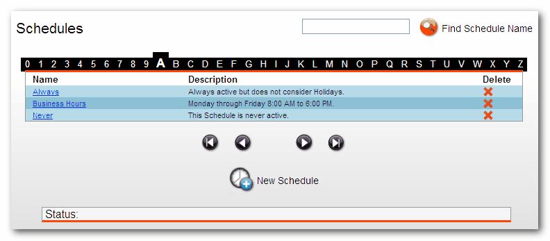 32 WebBrix o Day of Month - Select certain days of the month for the schedule to operate. Day(s) of Month - Select the dates that you wish the lock to activate each month.