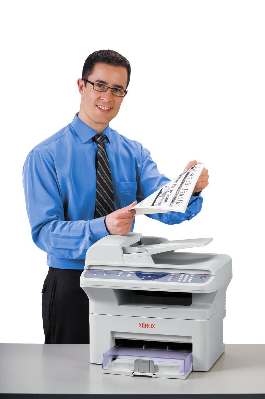 SECTION 1 Introducing the Xerox Phaser 3200MFP Black-and-White Multifunction Printer Product Overview The Phaser 3200MFP brings a host of office capabilities to the table.