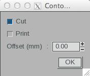 THE CUT WORKFLOW Be careful: do offset only for oblong