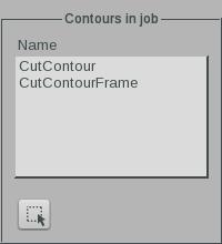 THE CUTTING MODULE We see that CutContour_Kissed is linked to CutContour* (generic) instead of the tool with its name because de specific tool was below in the tools list.