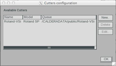 CUTTER INSTALLATION 4. Click on New 5. You opened the Cutter parameters window. These fields have to be filled to add a cutter: Name addition as it will appear in the cutter list.