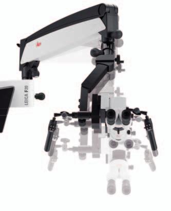 Easy to position With the Leica M525 F20 all microscope movement is easy and requires minimal force.