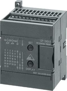 Siemens AG 01 Masters Masters for SIMATIC S7 CP 43- CP 43- The CP 43- is the master for the SIMATIC S7-00 and has the following features: Connection of up to 6 slaves Integrated analog value