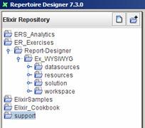 The ER_Exercises will appear in the repository as shown in the example.