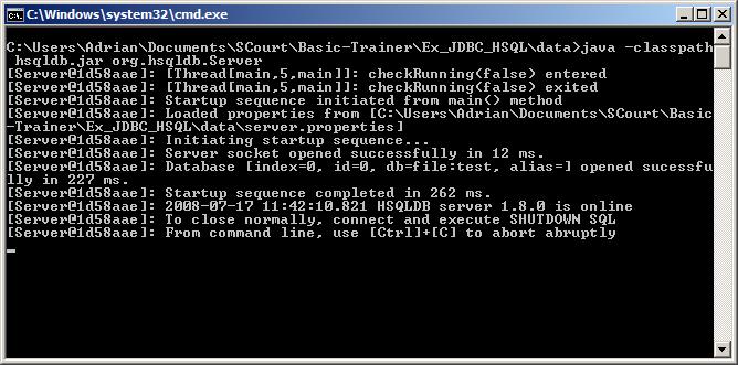 7. Starting a Local Database For this exercise a demo database server will be used to simulate creating a JDBC connection using a database pool. Go to datasources and right click on the data folder.