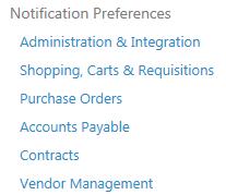 Chapter 2: My Profile Notification Preferences You will receive emails from eshop or notification within eshop itself related to your purchases and actions that need to be taken.